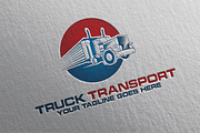 Truck Transport Logo + Stationery