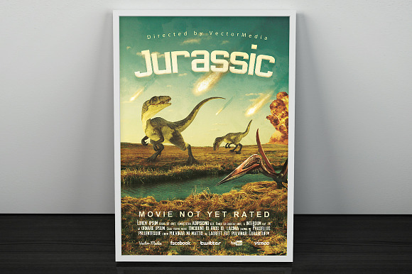 Jurassic - Flyer / Poster in Flyer Templates - product preview 2