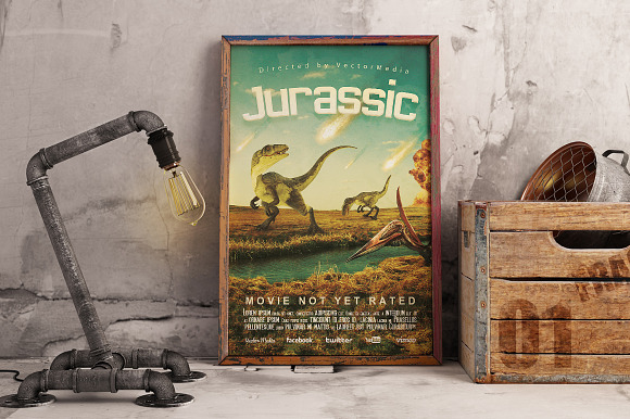 Jurassic - Flyer / Poster in Flyer Templates - product preview 7
