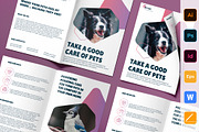 Pet Grooming Care Bifold Brochure