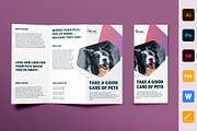 Pet Grooming Care Trifold Brochure