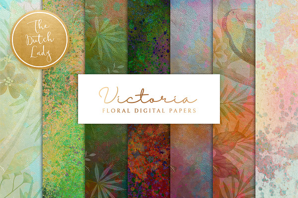 Floral Background & Paper - Victoria