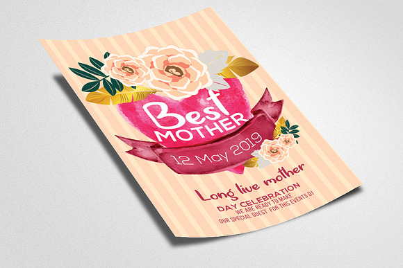 Mother's Day 12 May Flyer Templates in Flyer Templates - product preview 1