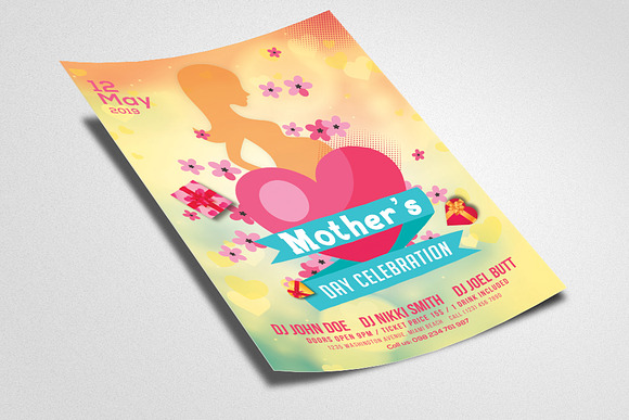 Mother's Day Celebration Flyer Temp in Flyer Templates - product preview 1