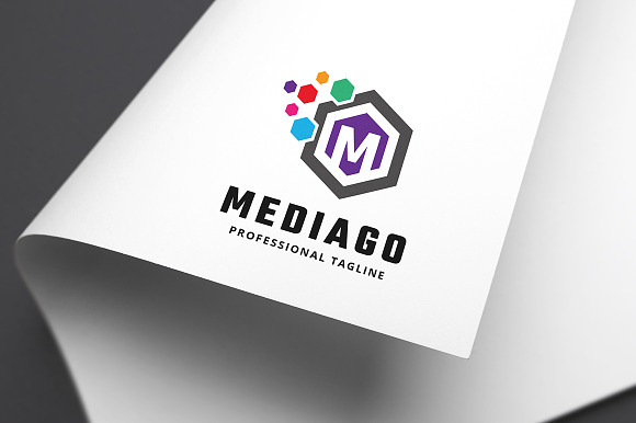 Mediago Letter M Logo in Logo Templates - product preview 2