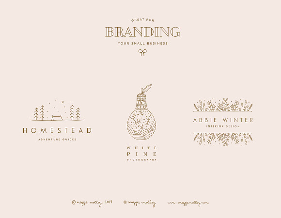 PNG 101 Hand Drawn Logo Elements in Illustrations - product preview 9