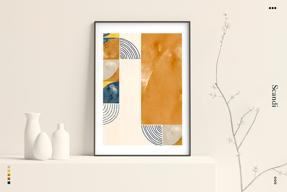 SCANDI | Watercolor Design Elements in Textures - product preview 1