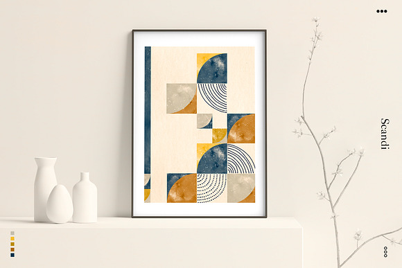 SCANDI | Watercolor Design Elements in Textures - product preview 8