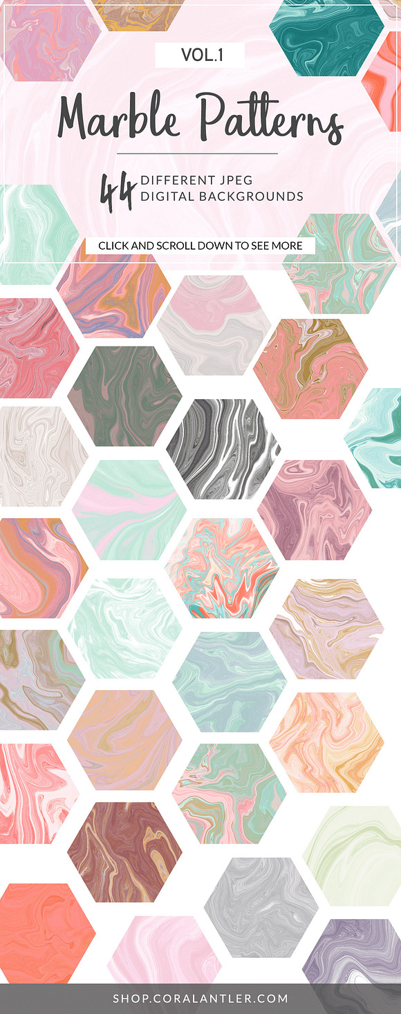 Marble Patterns Pack Vol.1 in Patterns - product preview 1
