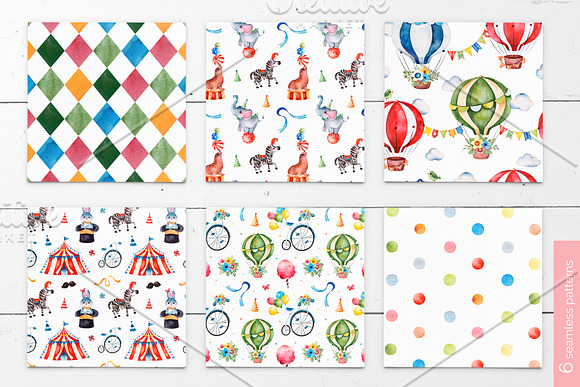 Le Cirque. Pastel collection. in Illustrations - product preview 5