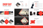 Drop Out Powerpoint Template