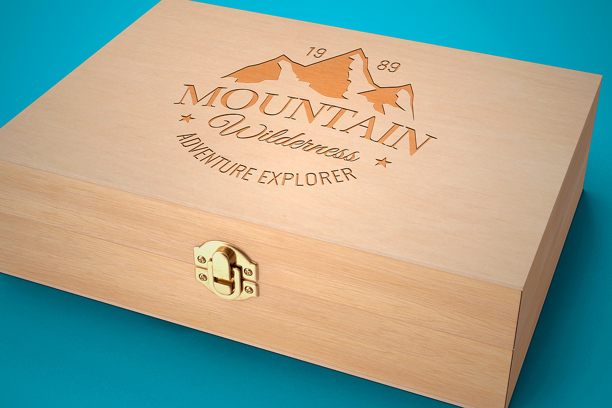 Wood Box Mockup in Mockup Templates - product preview 8