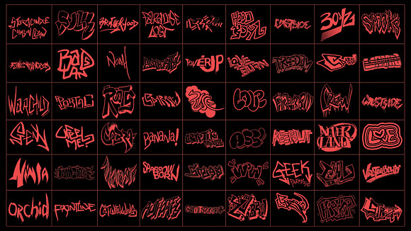 Street Art & Graffiti Brushes in Photoshop Brushes - product preview 3