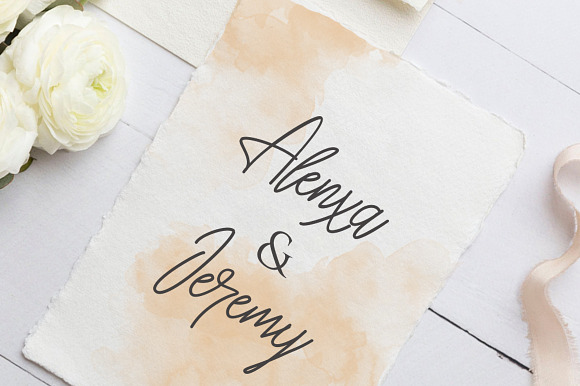 Herena Signature Font in Script Fonts - product preview 2
