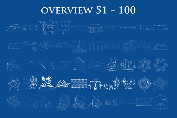 100 Blueprint Technology Brushes in Add-Ons - product preview 11