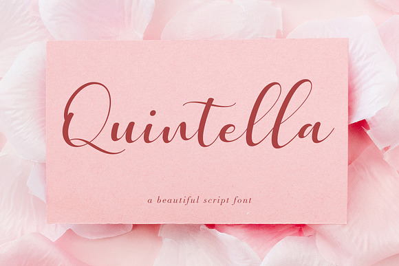 Quintella in Script Fonts - product preview 1