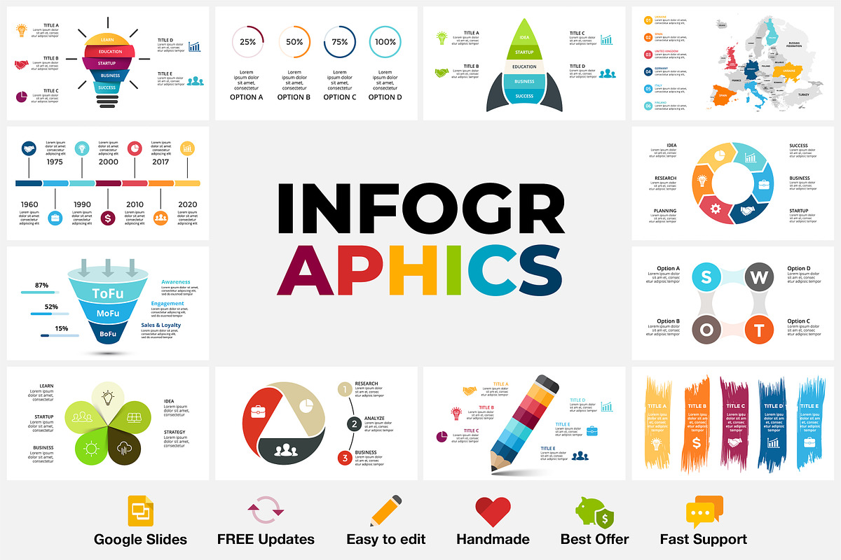 Best Sellers Infographics. GglSlides in Presentation Templates - product preview 8