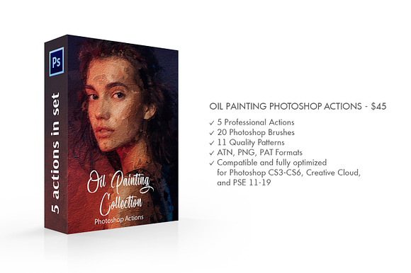Oil Painting Photoshop Actions in Photoshop Plugins - product preview 1