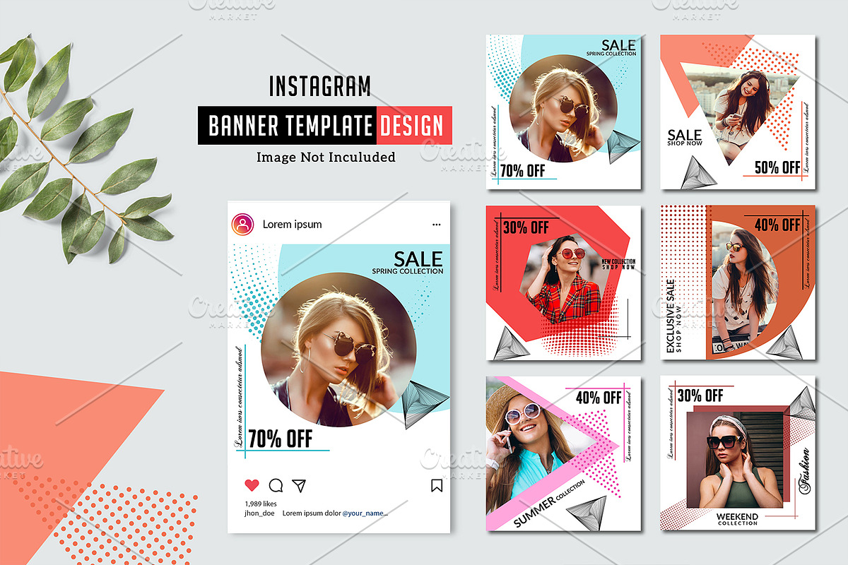 Instagram Promotional Banner V08 in Instagram Templates - product preview 8