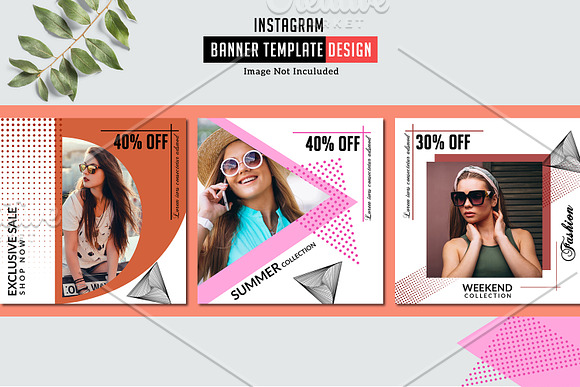 Instagram Promotional Banner V08 in Instagram Templates - product preview 3