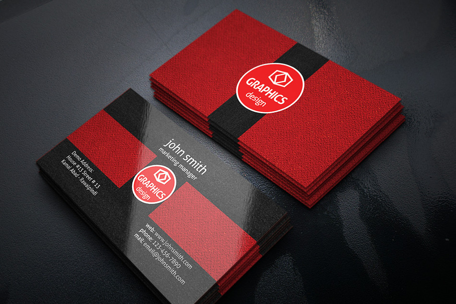 Graphic Business Card Design in Business Card Templates - product preview 8