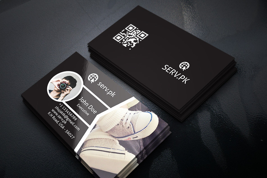 Fashion Model Business Card Template