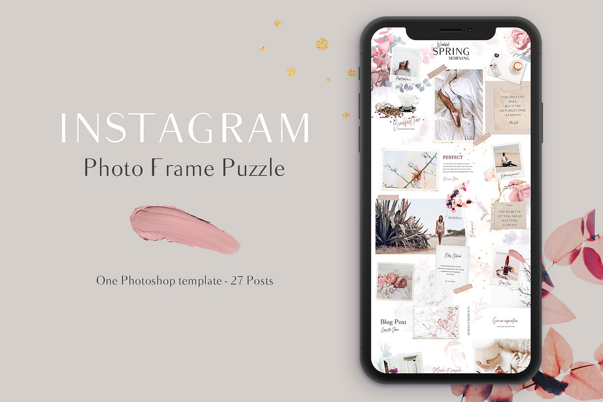 SPRING - Instagram Puzzle in Instagram Templates - product preview 8