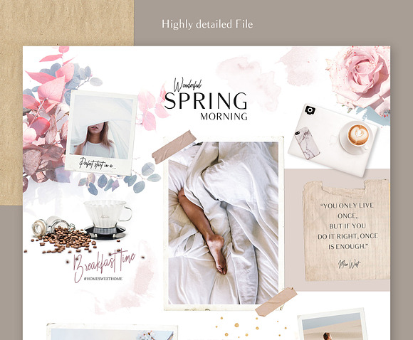 SPRING - Instagram Puzzle in Instagram Templates - product preview 1