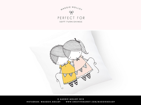 Hand Drawn Characters Vol.1 Girls in Illustrations - product preview 5