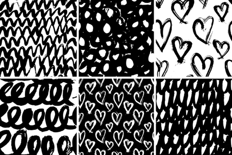 Vector collection of ink patterns | Creative Daddy