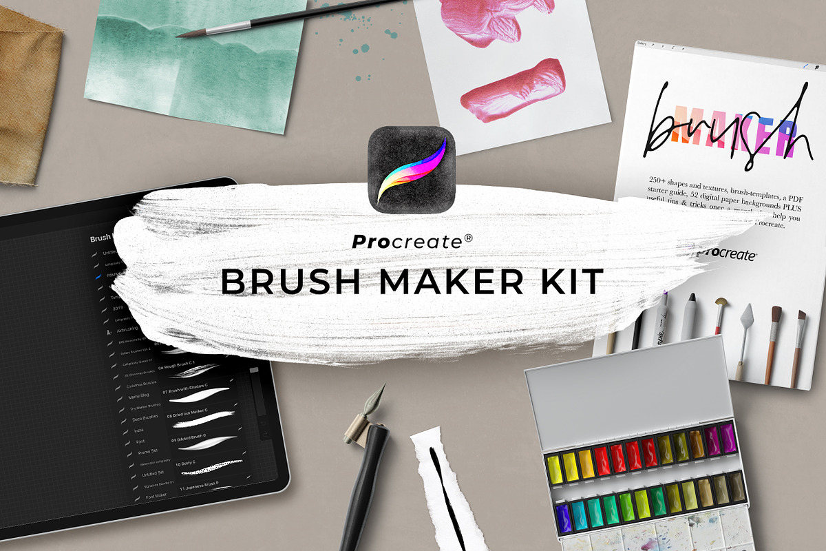 Procreate Brush Maker Kit in Photoshop Brushes - product preview 8