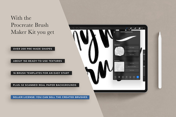 Procreate Brush Maker Kit in Photoshop Brushes - product preview 1