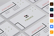 Finance and Accounting Business Card