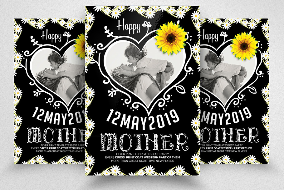 Mother's Day Chalkboard Flyer Temp