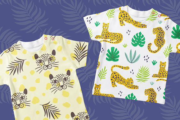 40 Jungle Vector Seamless Patters in Patterns - product preview 10