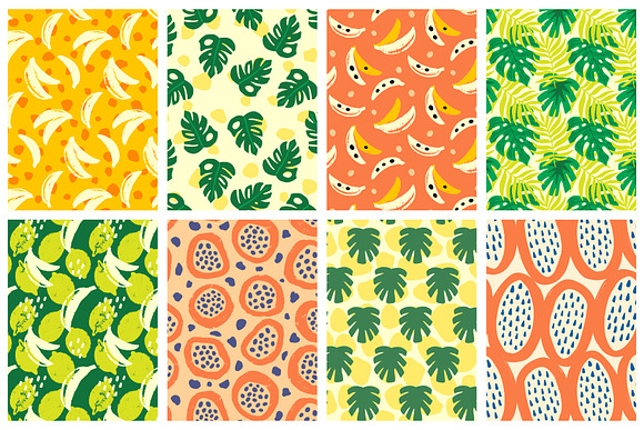 40 Jungle Vector Seamless Patters in Patterns - product preview 12