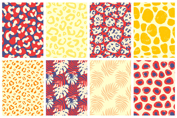 40 Jungle Vector Seamless Patters in Patterns - product preview 13