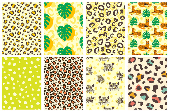 40 Jungle Vector Seamless Patters in Patterns - product preview 15