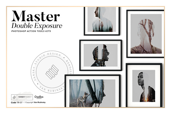 Master Double Exposure Ps Action Kit