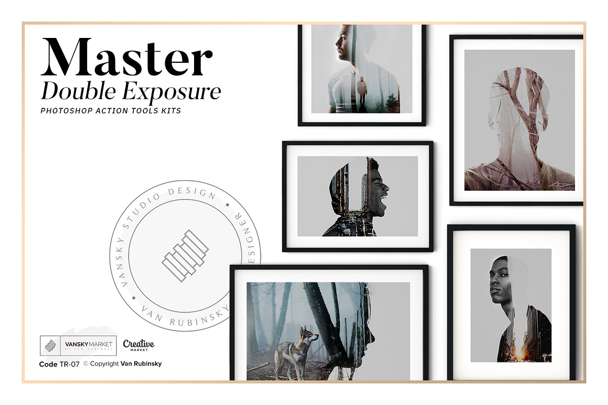 Master Double Exposure Ps Action Kit in Add-Ons - product preview 8