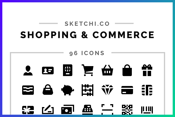 Shopping & Commerce Solid Icons