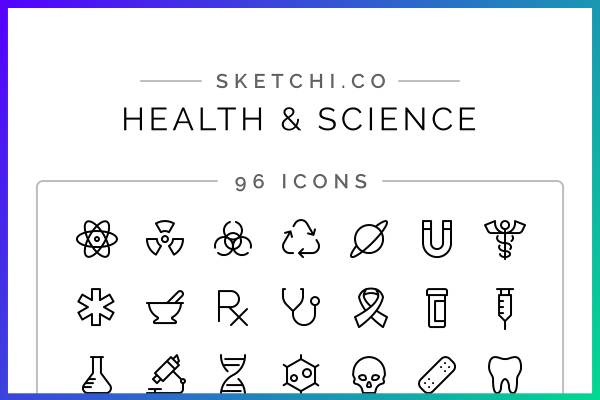 Health & Science Icon Set in Science Icons - product preview 8