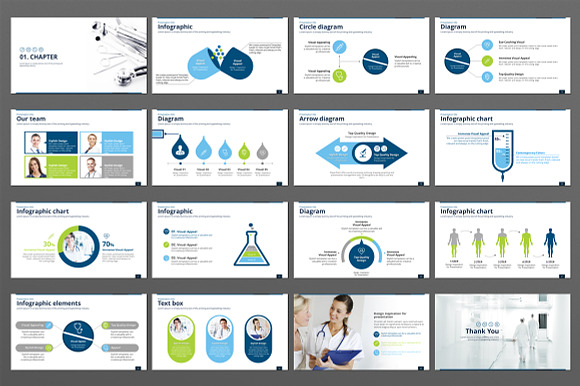 Medical Team in Presentation Templates - product preview 1