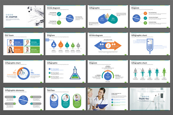 Medical Team in Presentation Templates - product preview 2