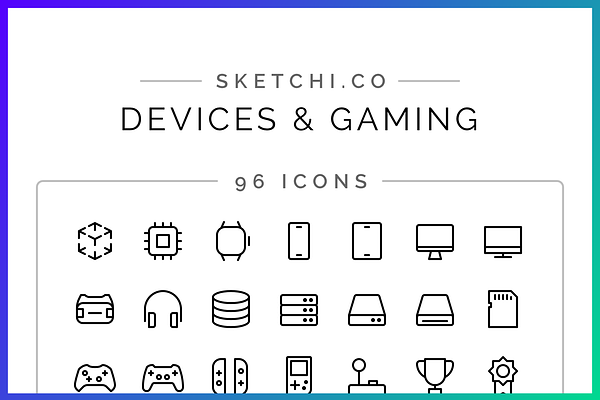 Device & Gaming Icon Set