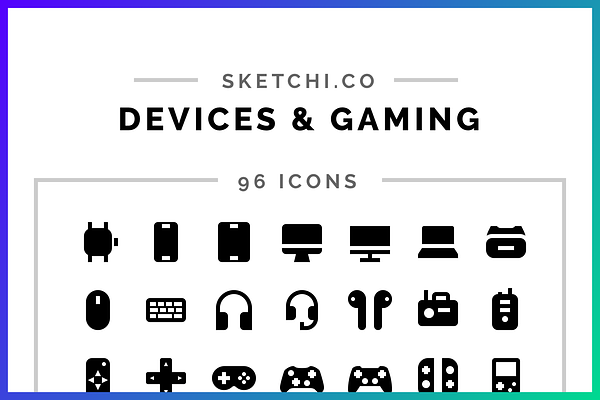 Devices & Gaming Solid Icons