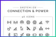 Connection & Power Icon Set