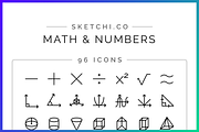 Math & Number Icon Set