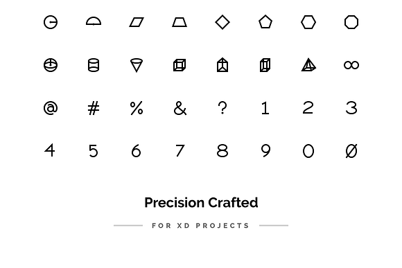 Math & Numbers Solid Icons in Number Icons - product preview 1