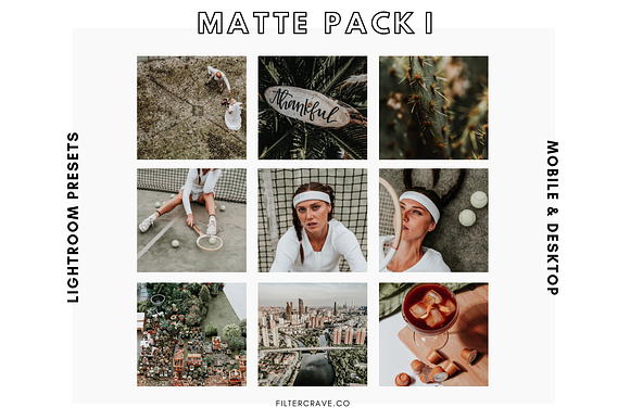 Matte Mobile Lightroom Presets I in Add-Ons - product preview 3